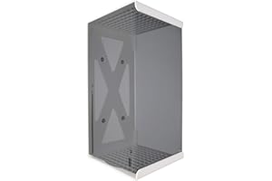 Q-View Q-View - Soporte de pared para Xbox Series X, diseño exclusivo X, fabricado en Reino Unido (acero, blanco)