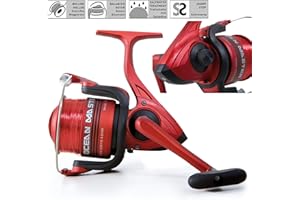 LINEAEFFE OCEAN MASTER 70 FRONT DRAG SEA FISHING REEL WITH 20lb LINE - 1344070