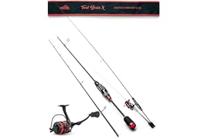 Paradox Fishing UL-Ruten Set I Trout Series X I 1,85m Wg. 1,2g-4g I Spoon Rute Forellenrute Ultralight Rute – UL Rute