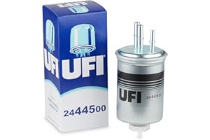 UFI Filters, Filtro Gasolio 24.445.00, Filtro Carburante per Ricambio, Adatto ad Auto, Applicabile su Diversi Modelli Ford, Hyundai, Jaguar, Kia e Ssangyong