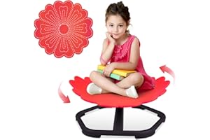 ZILCHX Sensory Spinning Chair for Kids, 360° Swivel Seat, Autism & ADHD Wobble Chairs, Sensory Balance Toys for Vestibular Training, Body Coordination Training, Relief Motion Sickness, Friendly for Kids 3+