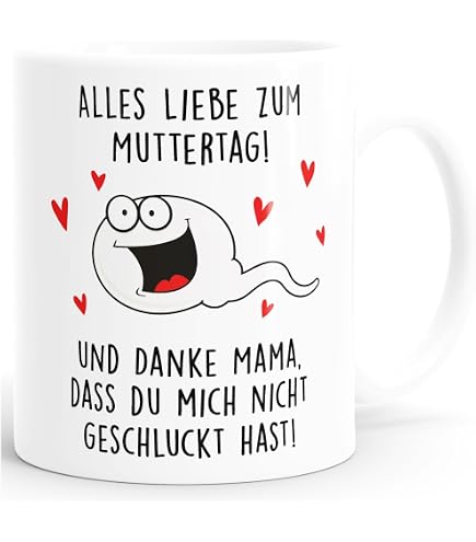 Moonworks® Kaffeetasse Mit Lustigem Spruch Für Mama – „Danke, Dass Du Mich Nicht Verkauft Hast“, 325 Ml, Keramik