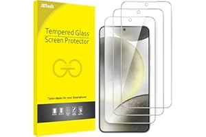 JETech Ochraniacz Ekranu dla Samsung Galaxy S24 5G 6,2 Cala, Szkło Hartowane Film, ID Papilarnych Kompatybilny, HD Przejaśniać, 3 Sztuki