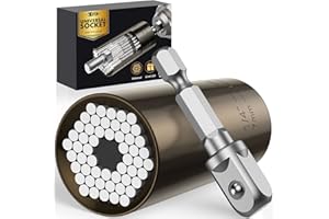 SOOFUN Valentines Gifts for Men Socket Wrench: Grandad Birthday Gifts for Mens, Valentines Days Gifts for Him Dad Gift for Husband Uncle Presents, Easter Gifts DIY Tools Gadgets for Men Gifts Technology