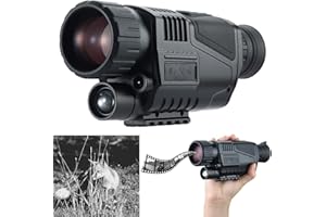 Zavarius Fernglas Nachtsicht: Monokulares Full-HD-Nachtsichtgerät, 50 m, 4-Fach-Digital-Vergrößerung (HD-Nachtsicht-Monokular Fernrohr, Nachtsicht Camcorder, Überwachungs Camera SD)