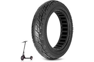 Prodrocam 250x54 Neumáticos completos para Xiaomi Mi4 Lite/Pro Scooter Eléctrico, 10 x 2.125 Neumáticos de Goma Sólida para Ninebot F20 F25 F30 F40 Scooter, 10 pulgadas Neumáticos Sólidos Delantero