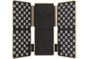 BoxLegend V7 Plieur de Vetement, Planche a Plier le Linge, Plieuse Linge à bords métalliques pour T-shirts, Pulls, Chemises, Pantalons, Noir