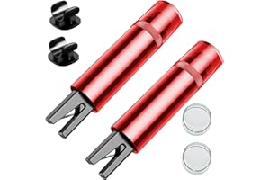 BigKing 2 x Safe Car Emergency Hammer, Car Windscreen Breaker with Seat Belt, Quick Cutter Emergency Window Breaker & Escape Safety Hammer, Car Escape Emergency Tool Suitable for All Vehicles (Red)