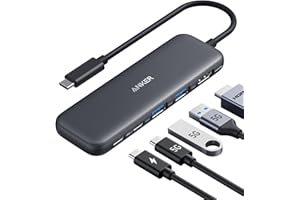 ‎ANKER Anker USB C Hub, 332 USB-C Hub (5-in-1) mit 4K HDMI Display, 5Gbps Datenanschluss und 2 USB-A Ports für MacBook Pro, Air, Dell XPS, Lenovo Thinkpad, HP Laptops Mehr