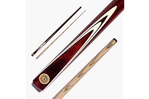 BCE Ronnie O`Sullivan MAROON & CREAM 2 Piece Pool Snooker Cue - 9.5mm Tip