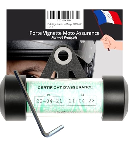 Support De Plaque Moto – Disque De Commande Anti-rouille – Pour Vignette Crit’Air, Cartes – Universel Pour Scooter, Moto