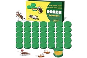 Yineaae kakerlakenfalle für den Innenbereich, 36 Stück Premium Schabenfalle und Brotkäfer Falle, Haustiersichere Kakerlakenabwehr, Mittel Gegen Kakerlaken, Heimchen, Brotkäfer & Schaben-Grün