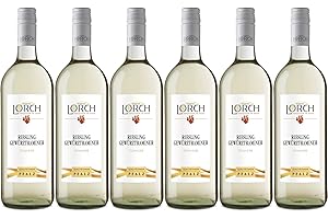Lorch Riesling Gewürztraminer feinherb Qualitätswein Pfalz Feinherb (6 x 1l)