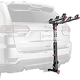 Allen Sports Deluxe+ Kilitleme Hızlı &Ccedil;ıkarma 3'l&uuml; Bisiklet Taşıyıcı, 1 1/4 in&ccedil; ve 2 in&ccedil; Bağlantı i&ccedil;in, Model 830QR