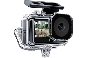 REYGEAK Osmo Action 3 wodoodporna obudowa, 40 m / 197FT powłoka ochronna do DJI Osmo Action 4 3 akcesoria podwodne