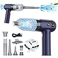 Handheld Car Vacuum Cleaner, 15000Pa Powerful Vacuum Cleaner Cordless, 3 in 1 Lightweight Vacuum & Blower Dust Buster, LED Display, USB Rechargeable Mini Cleaner for Car, Home and Pet Hair Cleaning