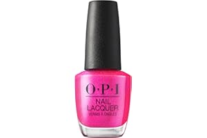 OPI Nail Lacquer - Lollypoppin’ Bubblegum - Vernis à ongles rose longue tenue, résistant aux éclats - Formule vegan avec pinceau OPI Pro-Wide (15 ml)