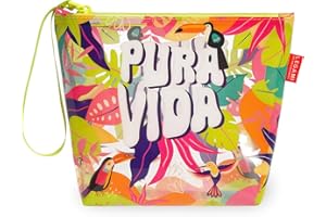 Legami - Pochette Spiaggia Donna, Borsa Mare Donna, Beach Pouch con Cerniera e Laccetto Laterale, Porta Costume e Accessori Mare, Trousse da Spiaggia Ideale per Ragazze, Donne, 20 x 16 cm