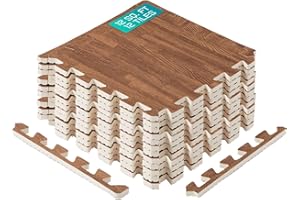 ‎YES4ALL Yes4All 30x30 cm bis zu 3.3 m² Set 12/16/36 Eva Matten Schutzmatten Bodenschutz Bodenfliesen Sportmatte Fitnessmatte Gymnastikmatte Pool Unterlage Outdoor Garagenboden Matte Outdoor Camping