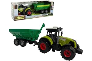Leksakstraktor med ljus och ljud traktor ljus kopplingstraktor med äkta ljud traktor gård med ljus led jordbruk gård gård tra