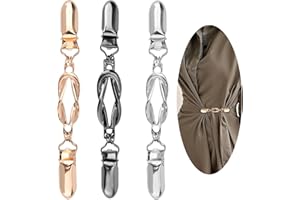 AOOTUERL 3 Pièces Clips à Cardigan Rétro, Clips Pull Vintage, Cardigan Clip, pour Femmes Filles, pour Cardigans, Capes, Robes et Chemises Attache Écharpe et Gilet