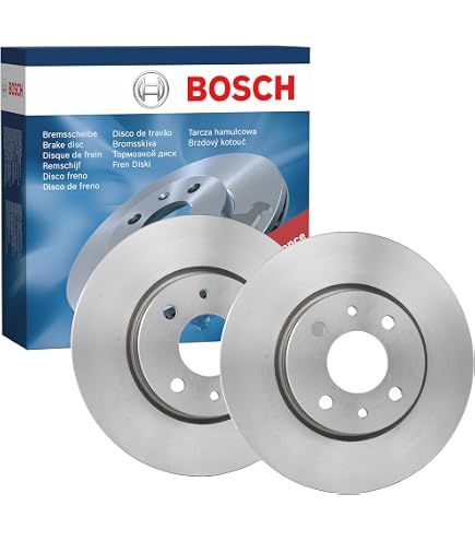 Febi Bilstein 108194 Set Dischi Freno Posteriori: 2 Pezzi Pieni Per Audi, Seat, Skoda, VW