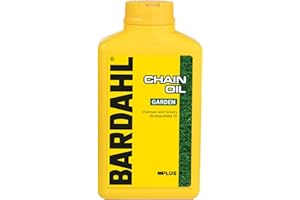Bardahl - Chain Oil - Olio per la Catena della Motosega, Lubrificante Biodegradabile Antigrippante e Antiusura, Efficace anche al Freddo, 1 L