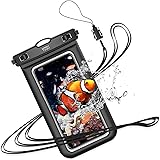 YOSH IPX8 Waterproof Phone Case, Underwater Phone Pouch Dry Bag with Lanyard for Swimming Snorkeling Raining Dustproof for iP