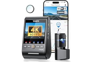 VIOFO A329 2CH First 4K 60FPS Dash Cam Front and Rear, Dual STARVIS 2 Sensors, Support 4TB SSD Storage & 512GB microSD Card, Built-in Wi-Fi 6 App Control, 2 Channel HDR