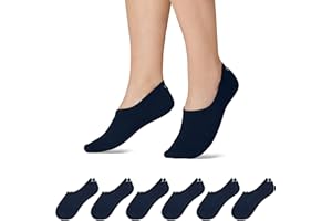 Snocks 6 Paia Calze Uomo Donna Corti in Cotone Organico Traspiranti - Sneaker Calze Uomo Donna Taglia 35-50 Calzini Corte Uomo Donna