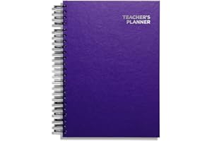 A4 Primary Teacher Planner 2024-2025 by Pirongs - 4 Lesson Day - Purple