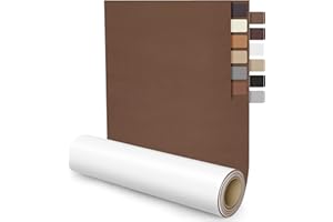 CAHOMO Patch di Riparazione in Pelle, 40x150 cm Toppe per Riparazione Autoadesive in Pelle,Kit di Riparazione in Pelle per Divani,Seggiolino Auto,Borse,Giacche Riparazione e Ristrutturazione,Marrone scuro