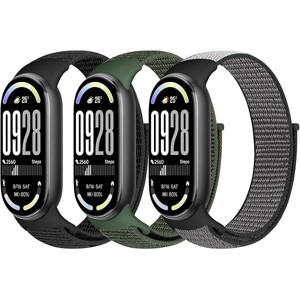 Xiaomi Smartband 10 Armband Neitra 3er Pack TPU Armbänder Für Xiaomi Mi Band 9/8/7/6 - Verstellbar & Atmungsaktiv Mi Band 9 Zubehör