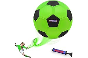 Kickerball - Balón de fútbol Curvado y Giratorio para niños y niñas para Partidos al Aire Libre e Interior