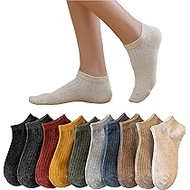 6 Paar Damen Baumwollsocken - Atmungsaktiv Für Sport & Alltag