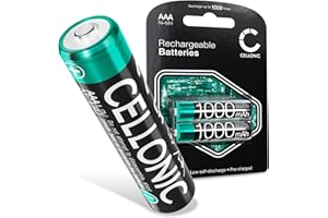 CELLONIC 2X AAA Ersatzakku für Siemens Gigaset A400, A415, AS405, AS690, C430, C430A, C530HX, CL660, CL660HX, E290, S810 Telefon Ersatz Akku 1000mAh wiederaufladbare Batterie Telefonakku