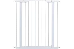 MidWest Homes for Pets, Cancello in acciaio alto 99,06 cm, si espande da 73,66 a 96,52 cm, bianco, mod. 2939SW
