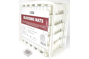 Eseno® 30,5 x 30,5 cm Spannmatten zum Stricken, Handarbeiten oder Häkeln