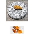 RARE OCEANS Round Shape Turmeric/Sandalwood Haldi Grinding Mortar Stone Round Shape/Manjal/Turmeric Grinding Kallu (Code_008) (Large)