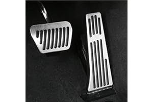 Jaronx Compatible with BMW Pedal Covers, No Drill Gas Brake Pedal Anti-Slip Foot Pedal Cover (3' E90 E91 E92/5' F10 F11/6' F12 F13/7' F01 F02/X3 F25/X4 F26/X5 E70/X6 E71/Z4 E89) (Gas+ Brake Pedals)