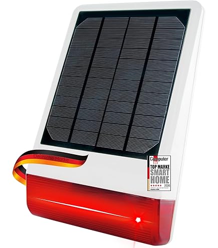 Sirena Esterna ROOMBANKER SO1 - Allarme IP65 Con Pannello Solare, Volume Regolabile Fino A 105 DB - Foto 6