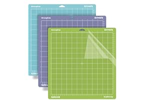 FOUVIN Set di 3 tappetini da taglio adesivi per Silhouette Cameo 3/2/1,30,5 x 30,5 cm, set di 3 tappetini da taglio in vinile di ricambio, flessibili e antiscivolo, per fai da te