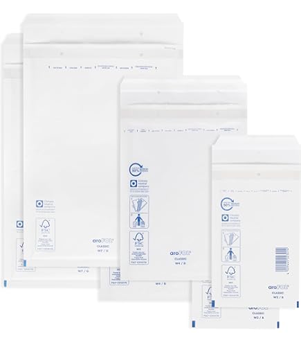 MAILmedia Luftpolster-Versandtaschen, Typ 14 D, Weiß, 14 G