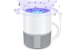 BUBBACARE Lampada Antizanzare Elettrico, Trappola Zanzare Elettrico USB Portatile Luce Insetticida, Antizanzare da Interno Lampada Antizanzare da Esterno per Insetti Zanzare Mosche Giardino Domestico Campeggio