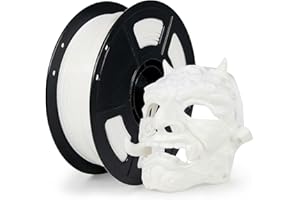 IEMAI Filament PETG+ haute vitesse pour imprimante 3D, filament PETG+ 1,75 mm blanc, 1 kg, filament PETG pour impression à grande vitesse, filament 1.75 PETG, précision dimensionnelle +/- 0,02 mm,