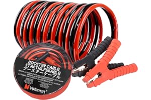 Voilamart Jump Leads Heavy Duty Car Battery Jump Leads 2000AMP 6M Booster Cables Jumper Cable for Petrol Diesel Car Van Truck (Includes Zipped Carry Bag with Handle)