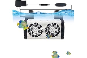 Fulenyi Ventilador de enfriamiento para pecera, Enfriador de Acuario - Enfriadores de Ventilador para peceras de Acuario | de Ventilador de enfriamiento de Tanque de Peces silencioso