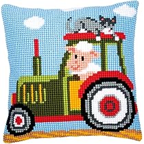 Vervaco Kreuzstich Set Kissen - Kelim Motive 40x40cm DIY Für Erwachsene