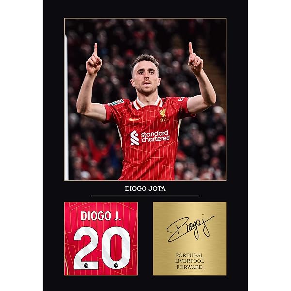 Écharpe Foot Liverpool Jota R.I.P. – Hommage Diogo Jota 127 X 19 Cm – 100 % Non Officiel