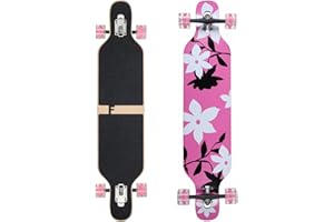 ‎FUNTOMIA FunTomia Longboard mit 3 Flex Stufen Drop Through Cruiser Komplettboard Mach1 Speed Kugellager T-Tool